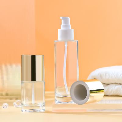 China Cosmetics Emulsion Packaging 100ml 120ml 150ml White Transparent Toner Bottle Lotion Packaging Plastic PET Bottle for sale