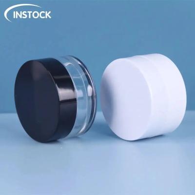 China Empty Plastic Jar 15/30ml Body Cream Container Packaging Cosmetic Container Body Cream Cream Jar With Lid for sale