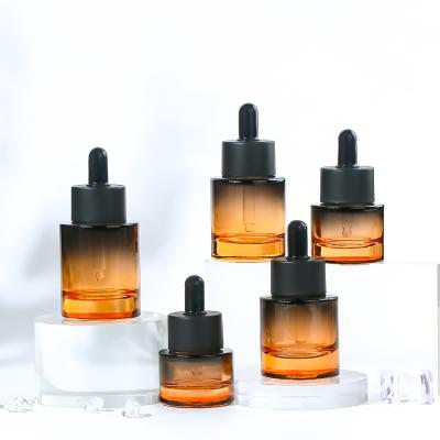 China Wholesale 1oz 2oz Luxury Perfume Oil Dropper Bottle Custom Black Green Empty Glass Dropper Bottle For Essential Oil for sale