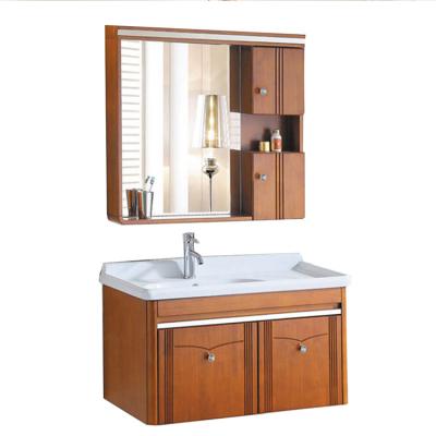 China Waterproof Israel Style Bathroom Vanity Hot Sale Large Storage Apartment Basin Cabinet Wall Mount Small Deep 12 Inch Sink Bathroom Vanity for sale