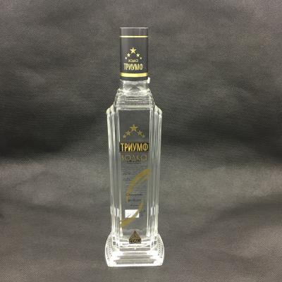 China Beverage Food Safe Porcelain Production Super Flint Liquor Bottle for sale