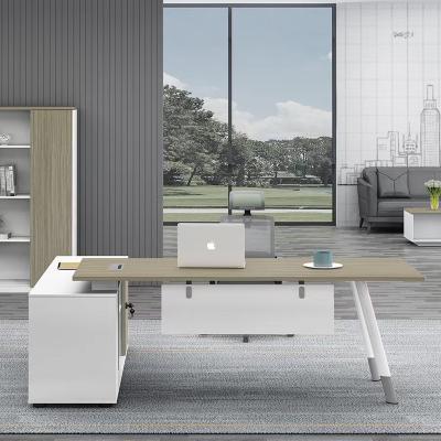 China MDF Furniture Cheap Price Convertible L Shaped Popular Office Executive Desk for sale