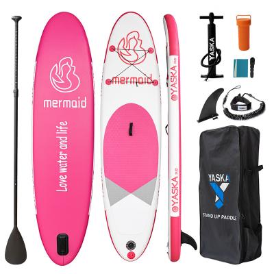 China Women Yaska All Round Pink Color Inflatable Sip Board Stand Up Paddle Board for sale