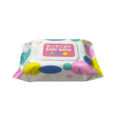 China Daily Life Cleaning Large Disposable Portable Pack Thickened Baby Hand And Mouth Wipes With Lid for sale