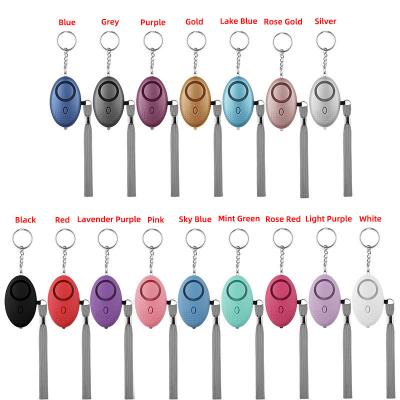 China Free Shipping Senior Women Women Security Self Defense Keychains 140DB Security Alarm Devices Personal Self Defense Products for sale