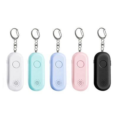 China Elderly Children Women Security Factory Price 130DB Personal Attack Alarm With SOS Alarm Led Micro-USB Flashing Light Key Chain Alarm Charging Self-Defense for sale