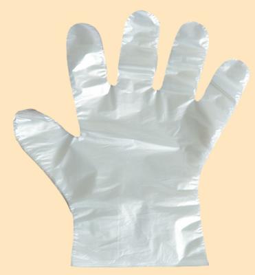 China Food Grade Powder Free White Clear Vinyl Cleaning Disposable Plastic Gloves for sale