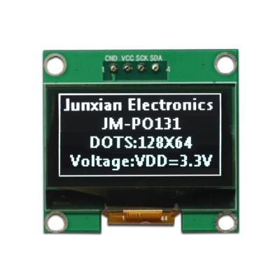 China 1.3 Inch 128*64 Durable Monochrome OLED Display Module Tester LCD White Backlight 29.42*14.70mm for sale