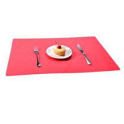 China 50 X 40 Cm Sustainable Reusable Easy To Clean Silicone Place Mat Dining Mat For Kids Baby Toddler for sale