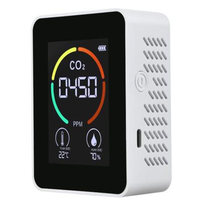 China NEW Wall Mount ABS+TFT LCD Screen Wall Mount Digital Carbon Dioxide Monitor Indoor Air Quality Temperature RH CO2 Meter Sensor Controller for sale