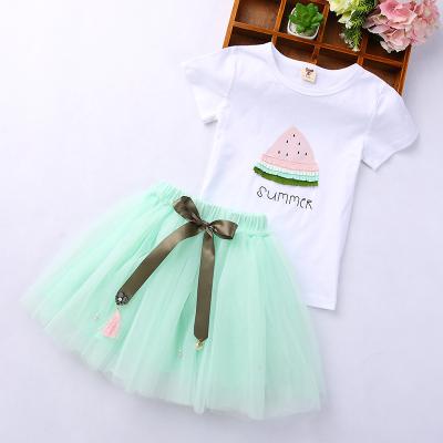 China Wholesale Casual Customize Kids Clothing Summer Suit Kid Mid-Tall Fashionable Cotton Dressed Clothes For Kids for sale