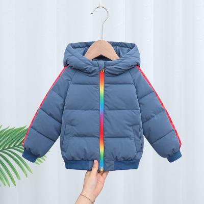 China Small Winter Sustainable Lightweight Down Warm Cotton Padded Autumn Hoodies Quilted Baby Girls Branded Jacket for sale