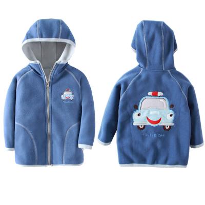 China Stylish Outdoor Zipper Kids Fleece Casual Wear Baby Boy Winter Outerwear Jacket For Boys Children for sale