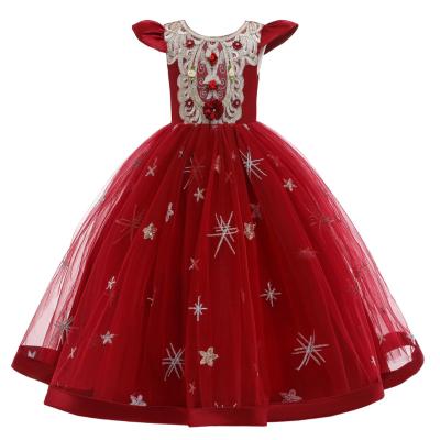 China Comfotable High Quality First Communion Wedding Red Full Length Ball Gown Party Wear Bridesmaid Dresses Designer for sale