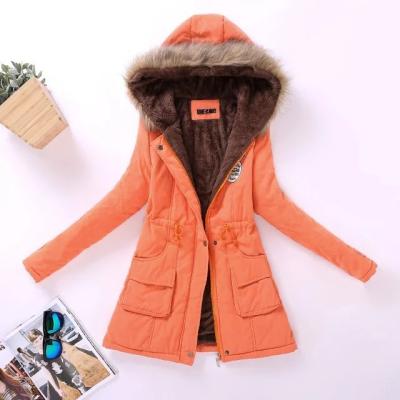 China New Arrivals Anti-wrinkle Plus Size Fox Winter Warm Ladies Fur Hooded Women Coat Parka Jackets for sale