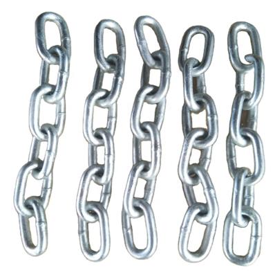 China High Quality Construction UK Standard Galvanized Welded Medium Link Chain for sale