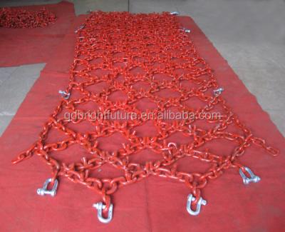 China Tire Protection Chain Alloy Triple Diamonds Studded Winch Chains for sale