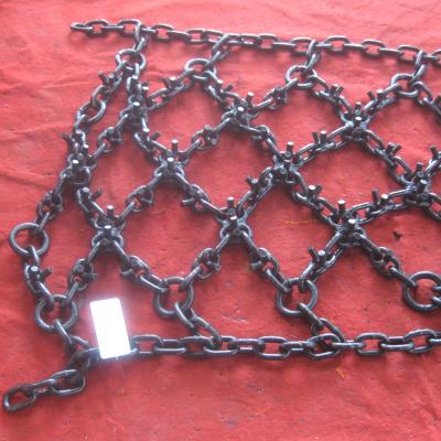 China Tire Protection Chain Alloy Double Diamond Studded Winch Chains for sale