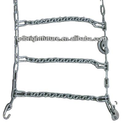 China Tire Protection Chain Single Truck Tire Chains With V Bar , Single Truck Chains for sale