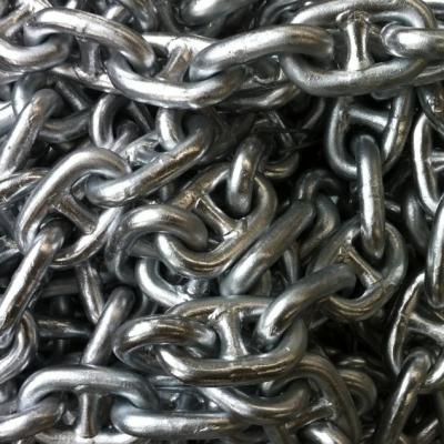 China Hot Dipped Galv Anchor Chains. U3 Grade Stud Link Anchor Chains for sale