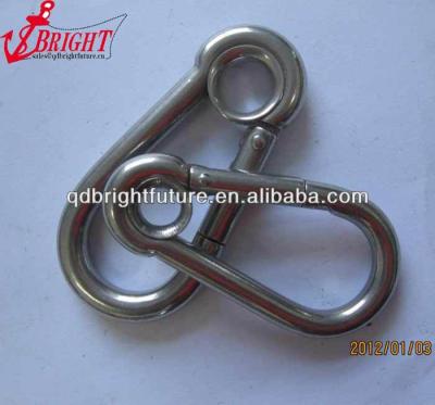 China DIN5299 Carbon Steel Snap Hook With Eyelet, Rigging Manufacturer for sale