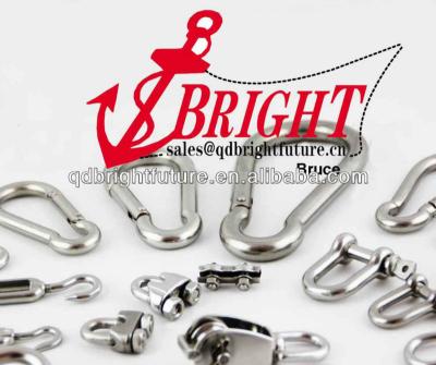 China 316& 304 DIN5299 Polished Stainless or Aluminum C Shapes, Snap Steel SS.316 Hook for sale