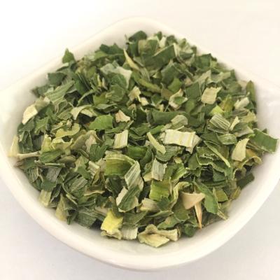 China Dehydrated dried green vegetables and white leek for instant noodles for sale