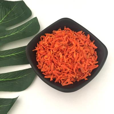 China Dried Fast Food Healthy Dehydrated Vegetables Dried Shredded Carrot for sale