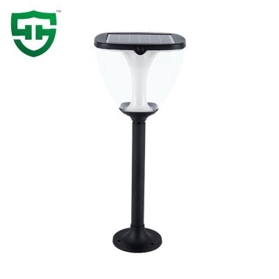 China Waterproof IP65 Outdoor Garden ABS Bollard Lawn Lamp 3w Landsacpe LED Solar Power Garden Light for sale