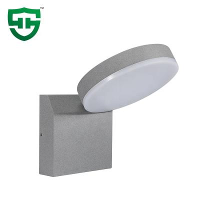 China High quality hotel /corridor/courtyard/outer wall matrix cast aluminum round ip54 12W LED wall light for sale