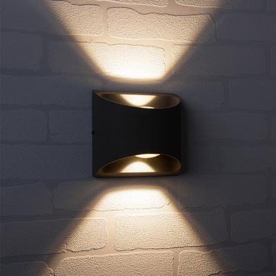 China Modern design modern black ip54 aluminum indoor waterproof suface mounted decorative 10w down led wall light for sale