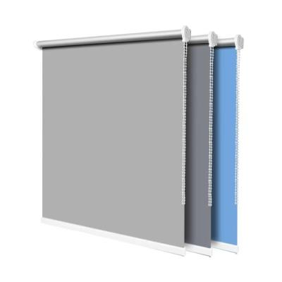 China Eco-friendly Durable Wholesale Remote Control Roller Blinds Blackout Polyester Motorized Roller Blinds Shade Window Blinds Curtain for sale