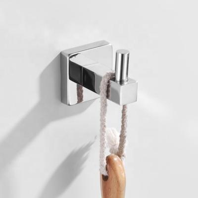 China Square Modern Black Wall Bathroom Hooks for sale