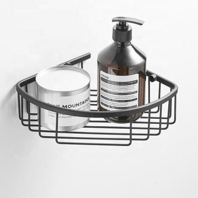 China Black Wall Mounted Bathroom Shelf Type Wall Mounted for sale