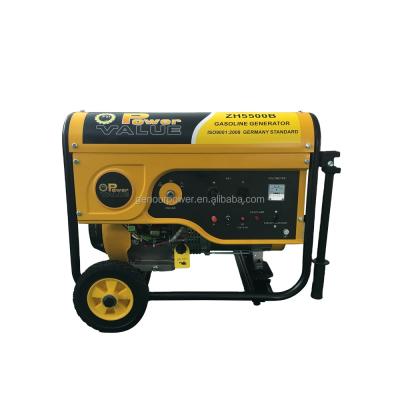 China Portable Gasoline Generator 4KW Gasoline Generator Gasoline Generators ZH5500 for sale