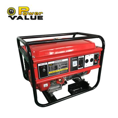 China Power Value New Generator 5kva Gasoline Generator Price For Sale ZH6500 for sale