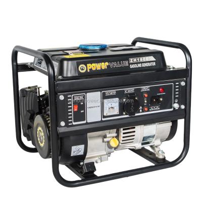 China Power Value 1000 Watt Portable Generator Price , Best Gasoline Generator 1000w Home Use ZH1800 for sale