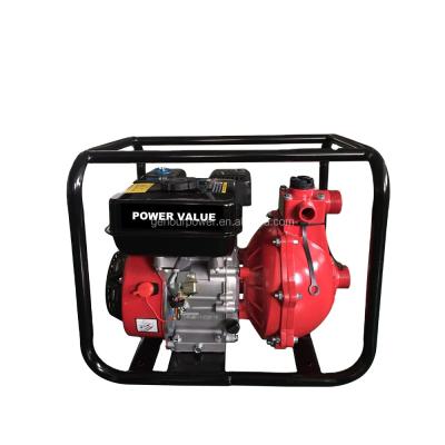 China Irrigation and agriculture 1.5 inch gasoline electric high pressure water pump, portable fire pump made in China for sale