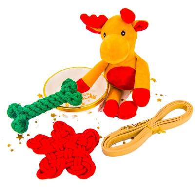 China Viable Christmas Gift Set of 6 Dog Toy Accessories for sale