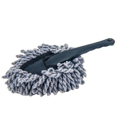 China Sustainable Microfiber Car Duster Clean Cleaning Sweeps Universal Lint Free Duster Car Brush With Handle for sale