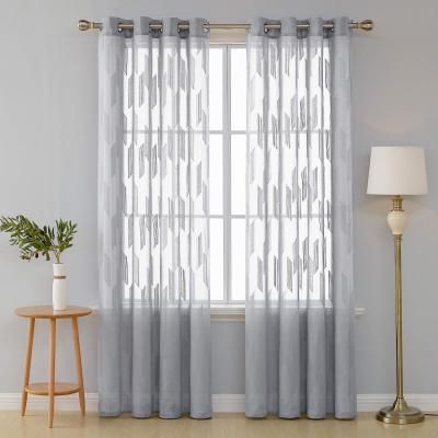 China Europe Wholesale Modern Stylish Canvas Designs Ready Made Kitchen Sheer Curtain for sale