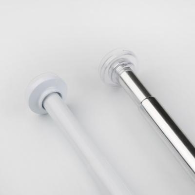 China Sustainable Telescopic Constant Tension Stainless Steel Shower Curtain Rod For Bathroom for sale