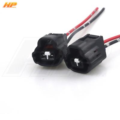 China HPZUANBA 2 Pin Automotive Low Beam Bulb Socket High Beam Bulb Halogen Lamps Wiring Connector for sale