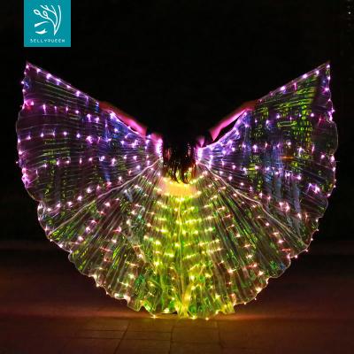 China Props 340 LED Isis Wing Color Changing Light Belly Dance For Ladies BellyQueen for sale