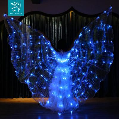 China Hip Scarf 420 LED 6 Colors Change Belly Dance ISIS Light Wing For Ladies Bellyqueen for sale