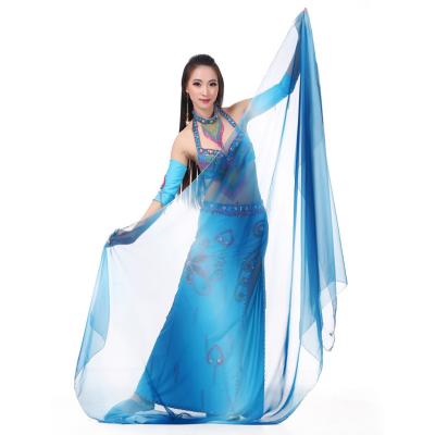 China Colorful Belly Dance Veil Belly Dance Veil For Ladies BellyQueen for sale