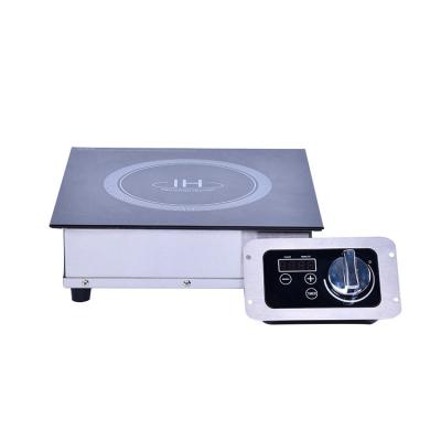 China Keep Warm Commerical electric cooktop stove built in , restaurant hot pot table with induction cooker for sale