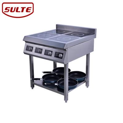 China Cheap Multi Stainless Steel Kitchen Appliances Cooker 4 Burner Induction Cooktop 2500w*4 / 3500w*4 for sale