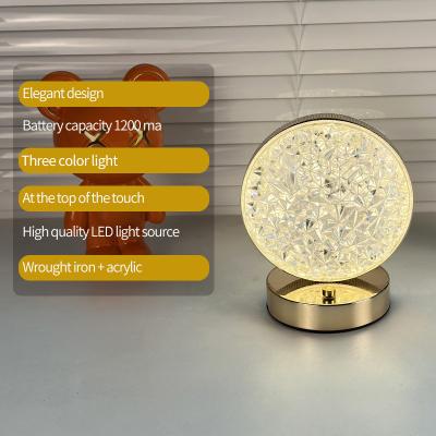 China New-designed red type the sense bedside light luxury high-grade atmosphere, 2023 new Internet night lamp bedroom INS girl charging light for sale