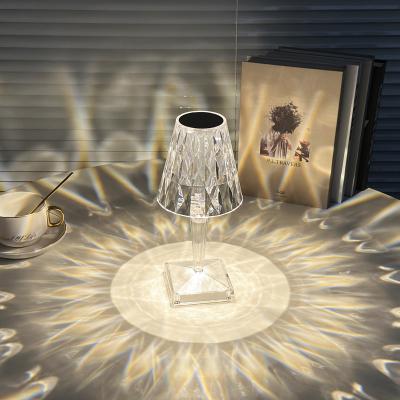 China Ignition Functions Border Touch Crystal LED Desk Lamp, Italy USB Single Night Fill Lamp for sale